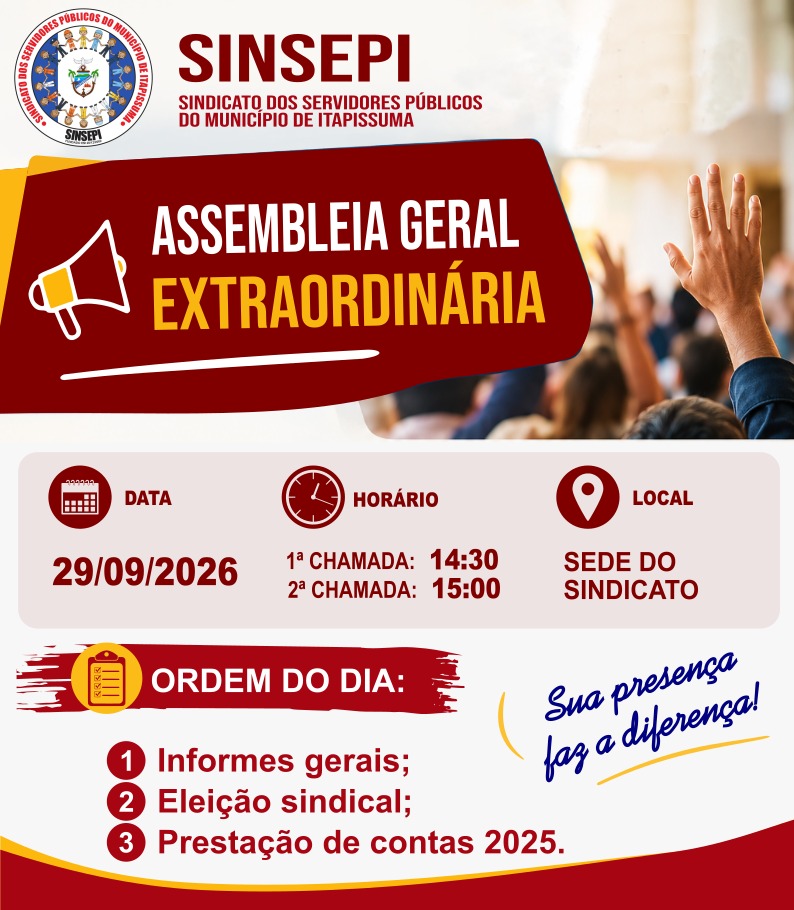 ASSEMBLEIA GERAL EXTRAORDINÁRIA